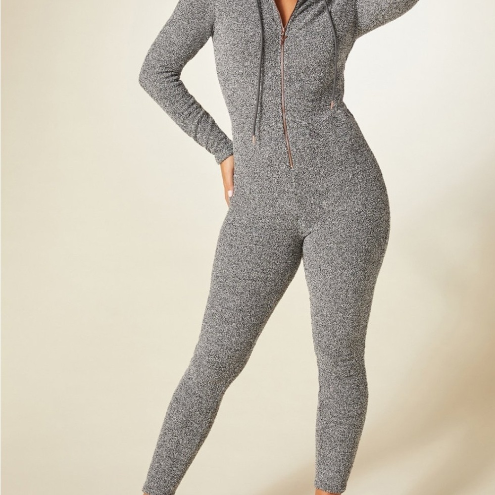 YITTY Gray Pet Me Heart Pocket Onesie